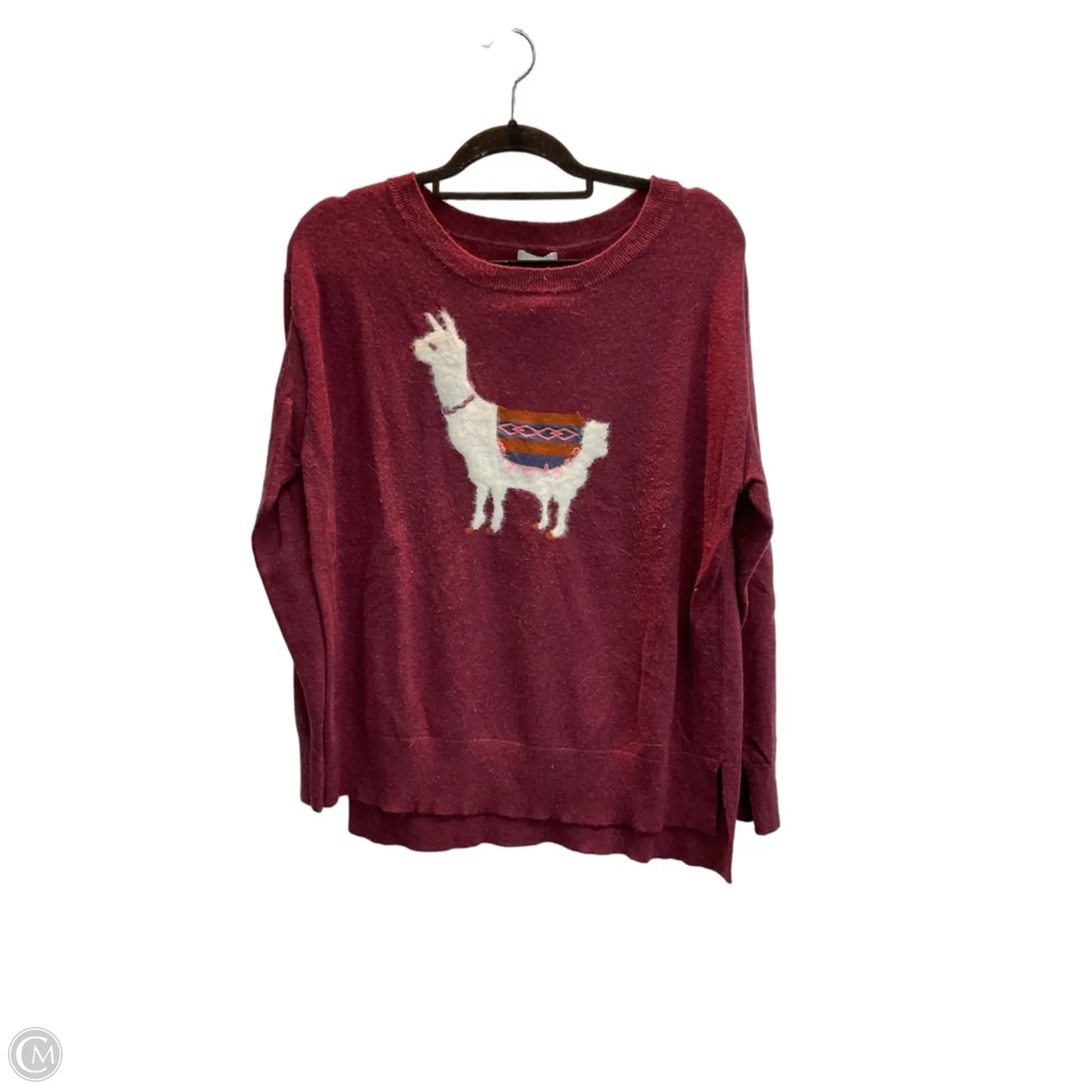 Sweater By Sundance In Maroon, Size: M
