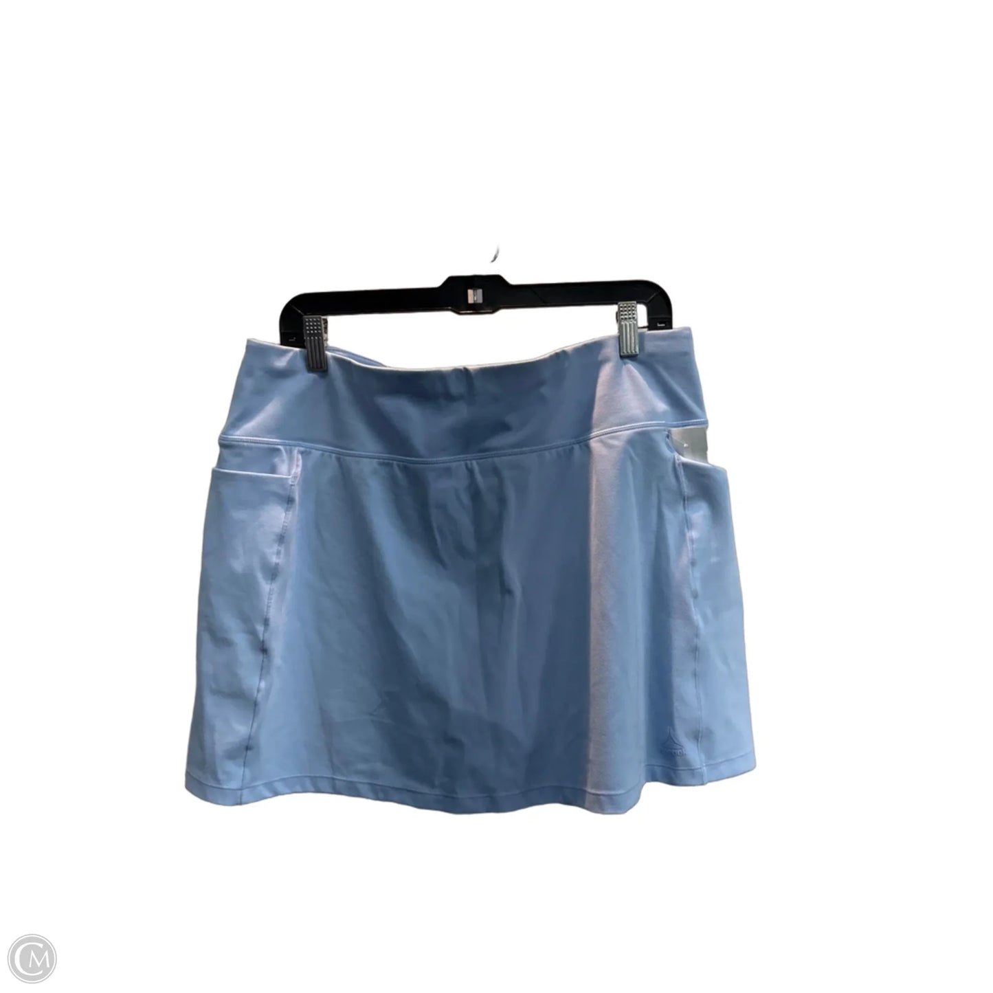 Athletic Skort By Reebok In Blue, Size: Xxl
