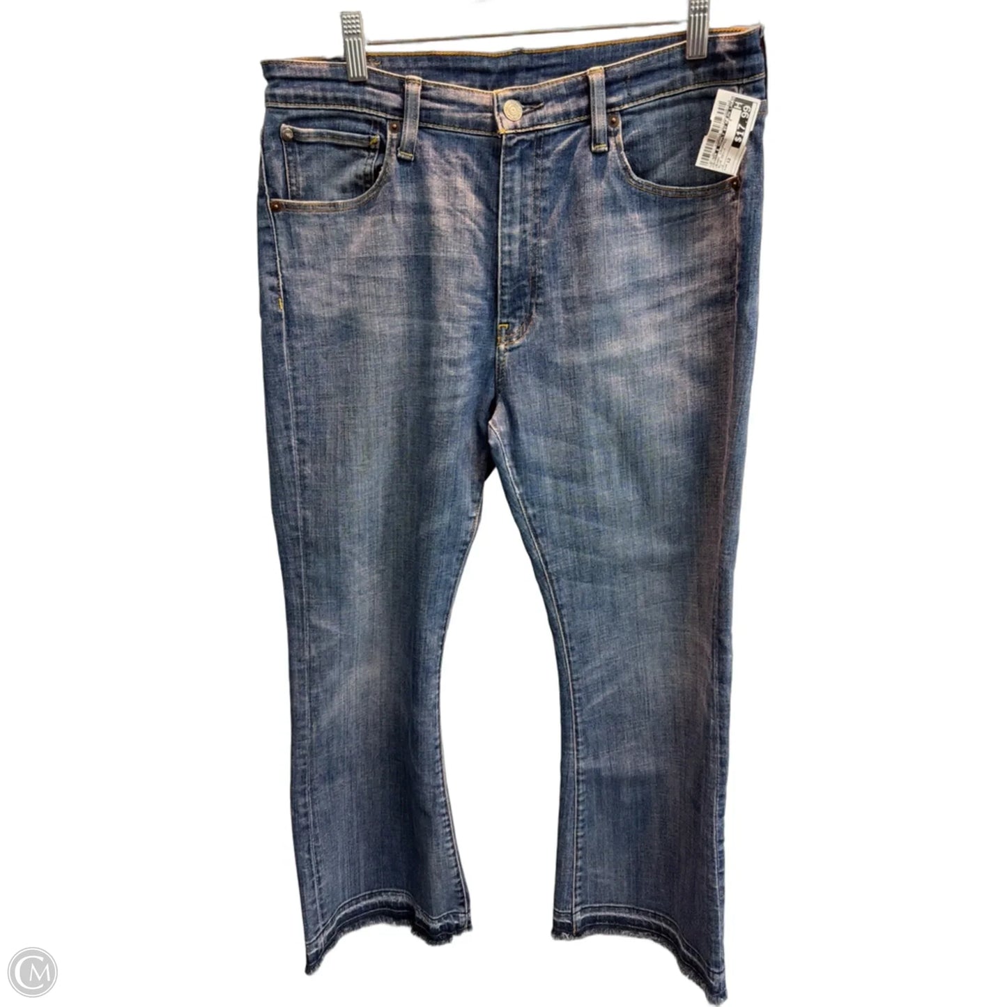 Jeans Cropped By Denim & Supply By Ralph Lauren In Blue Denim, Size: 12