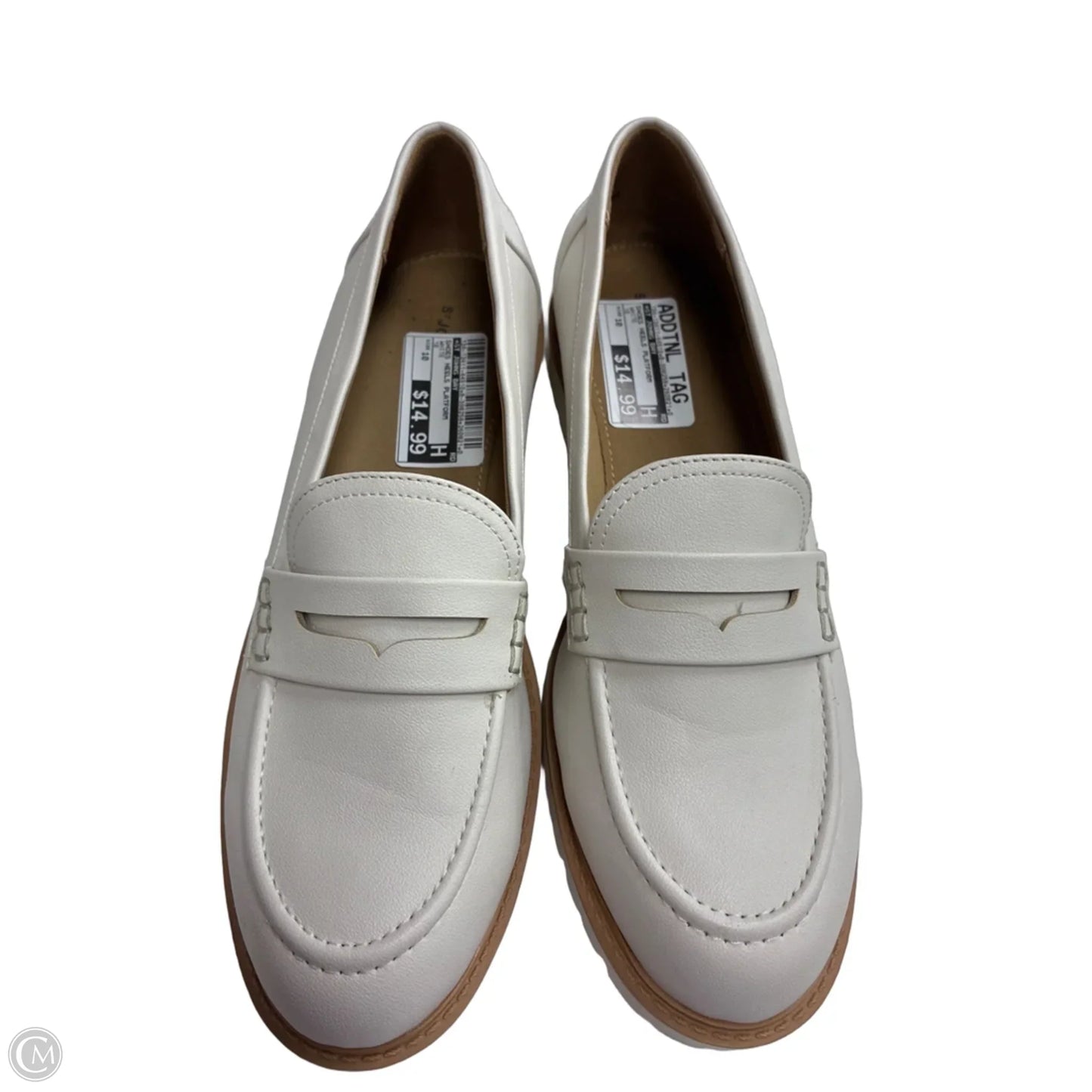 Shoes Heels Platform By St Johns Bay In White, Size: 10