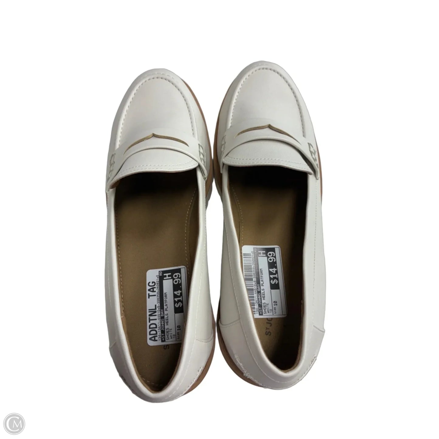 Shoes Heels Platform By St Johns Bay In White, Size: 10