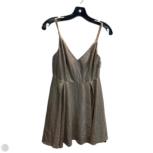 Dress Party Short By Lulus In Rose Gold, Size: S