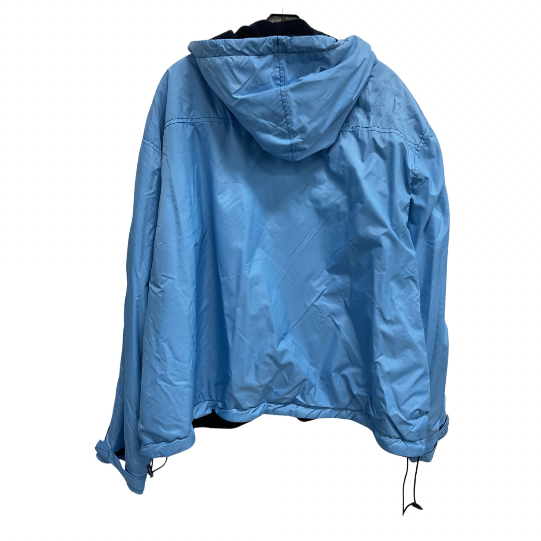 Jacket Fleece By Faded Glory In Blue, Size: 3x