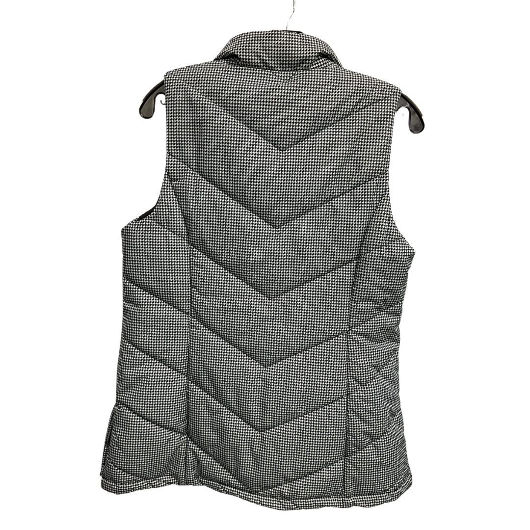 Vest Puffer & Quilted By Christopher And Banks In Black & White, Size: Mp