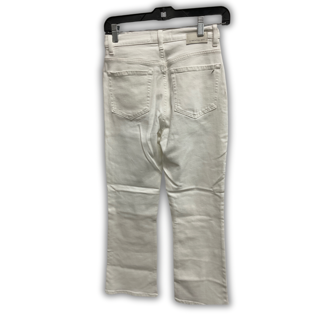 Jeans Boot Cut By Current Elliott In White, Size: 4