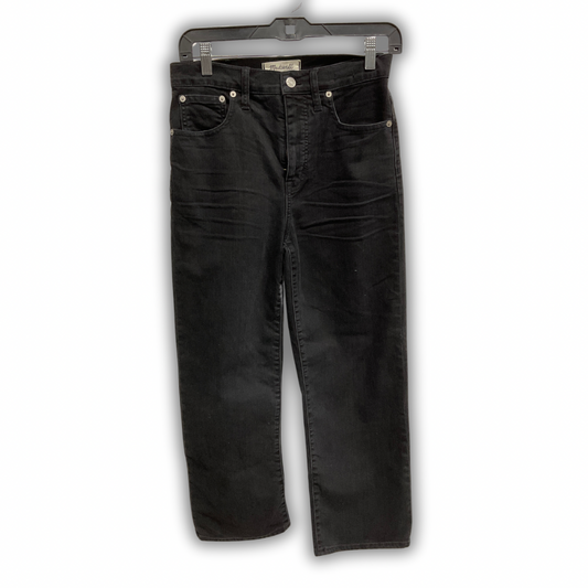 Jeans Straight By Madewell In Black, Size: 6