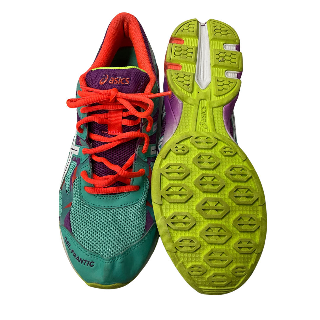 Shoes Athletic By Asics In Multi-colored, Size: 8