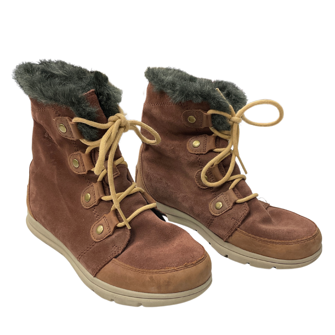 Boots Hiking By Sorel In Brown, Size: 10