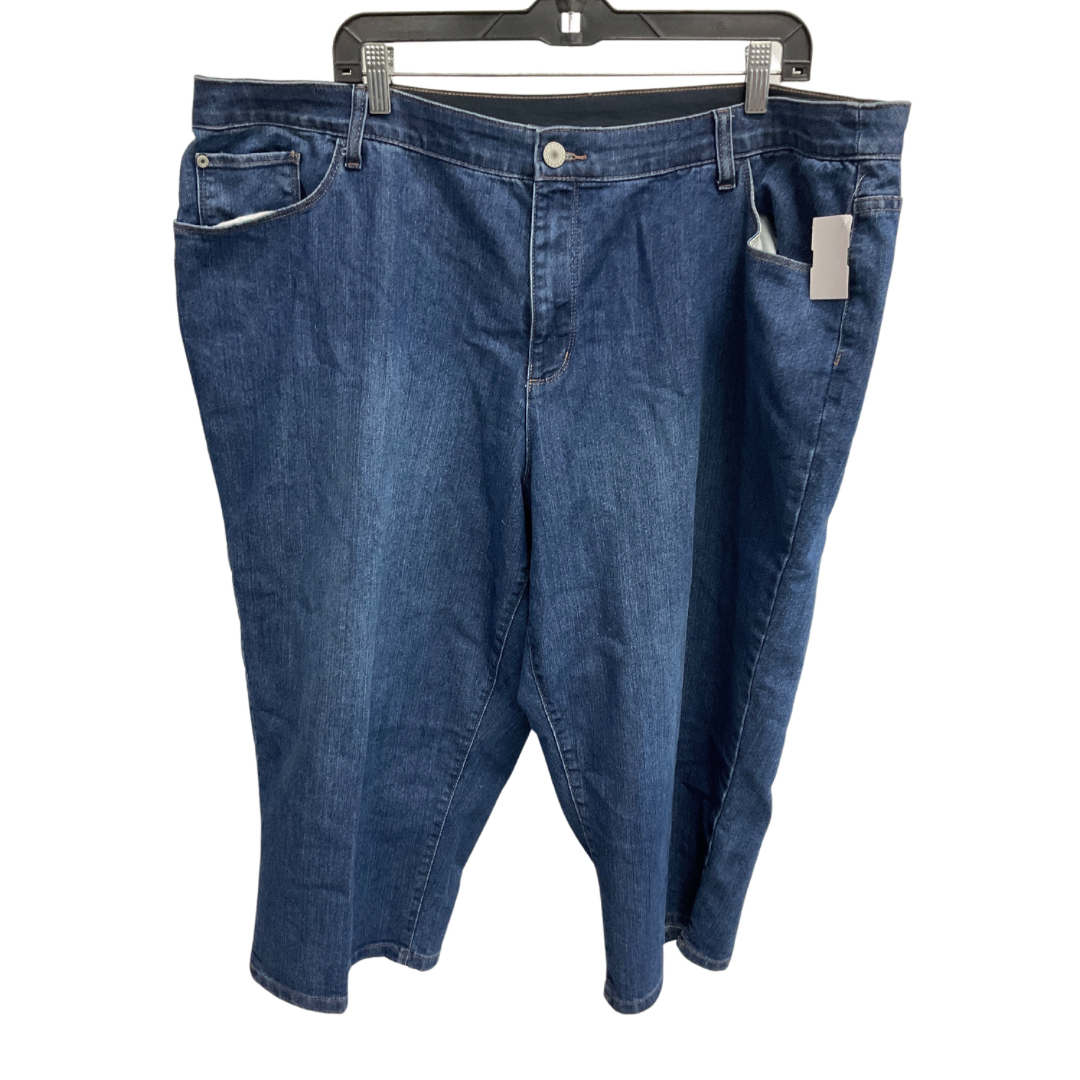 Jeans Cropped By Cj Banks In Blue, Size: 22