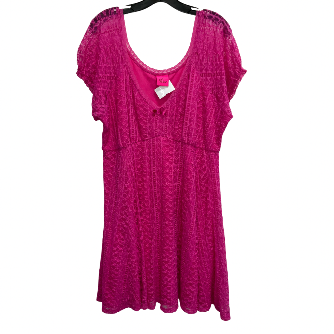 Dress Casual Short By Torrid In Pink, Size: 2x