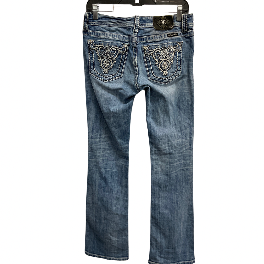 Jeans Boot Cut By Miss Me In Blue, Size: 8