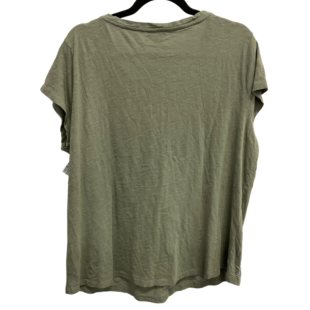 Top Short Sleeve Basic By Sundance In Green, Size: Xxl