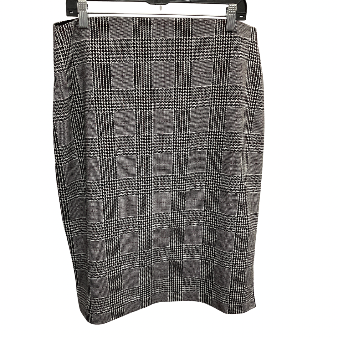 Skirt Midi By Apt 9 In Plaid Pattern, Size: 12