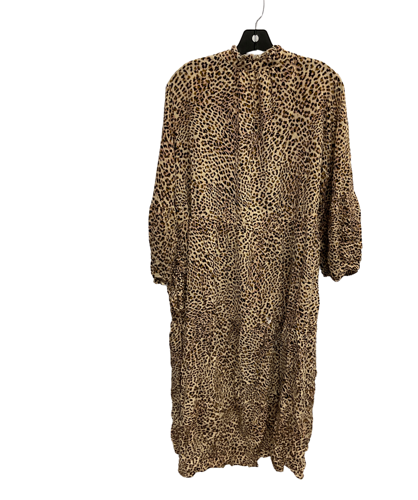 Dress Casual Midi By Terra & Sky In Leopard Print, Size: 2x