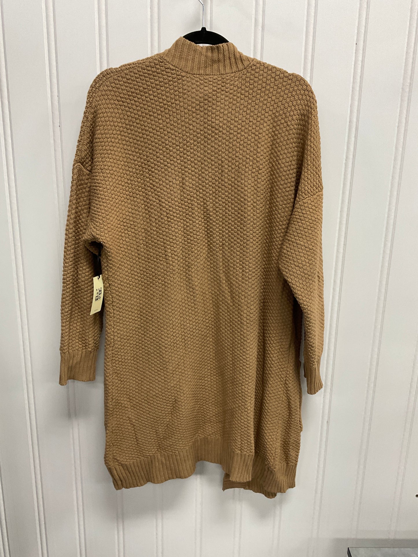 Sweater Cardigan By Max Studio In Tan, Size: 1x