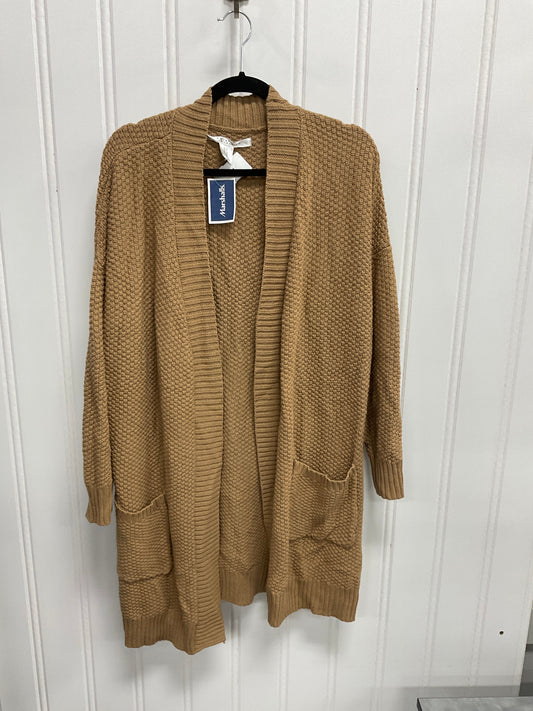 Sweater Cardigan By Max Studio In Tan, Size: 1x