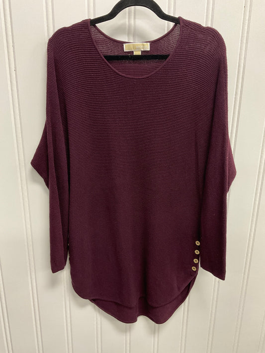 Sweater By Michael By Michael Kors In Maroon, Size: L