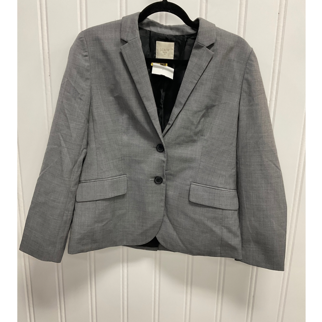 Blazer By J. Crew In Grey, Size: Lp