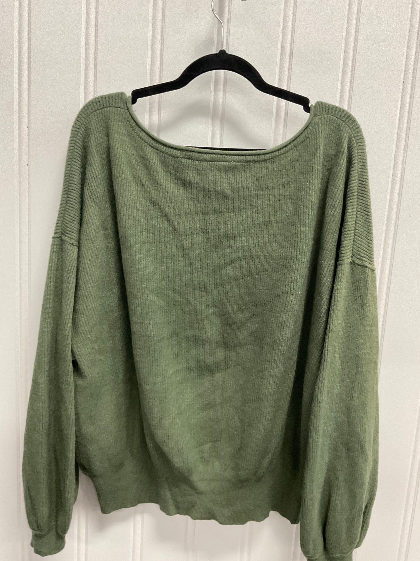 Sweater By Free People In Green, Size: L