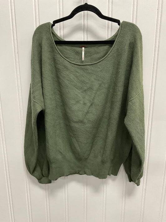 Sweater By Free People In Green, Size: L