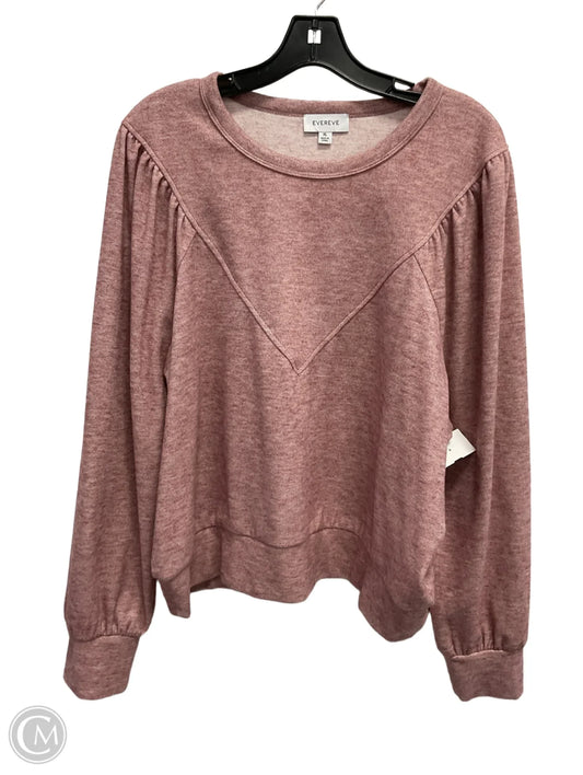 Sweatshirt Crewneck By Evereve In Red, Size: Xl