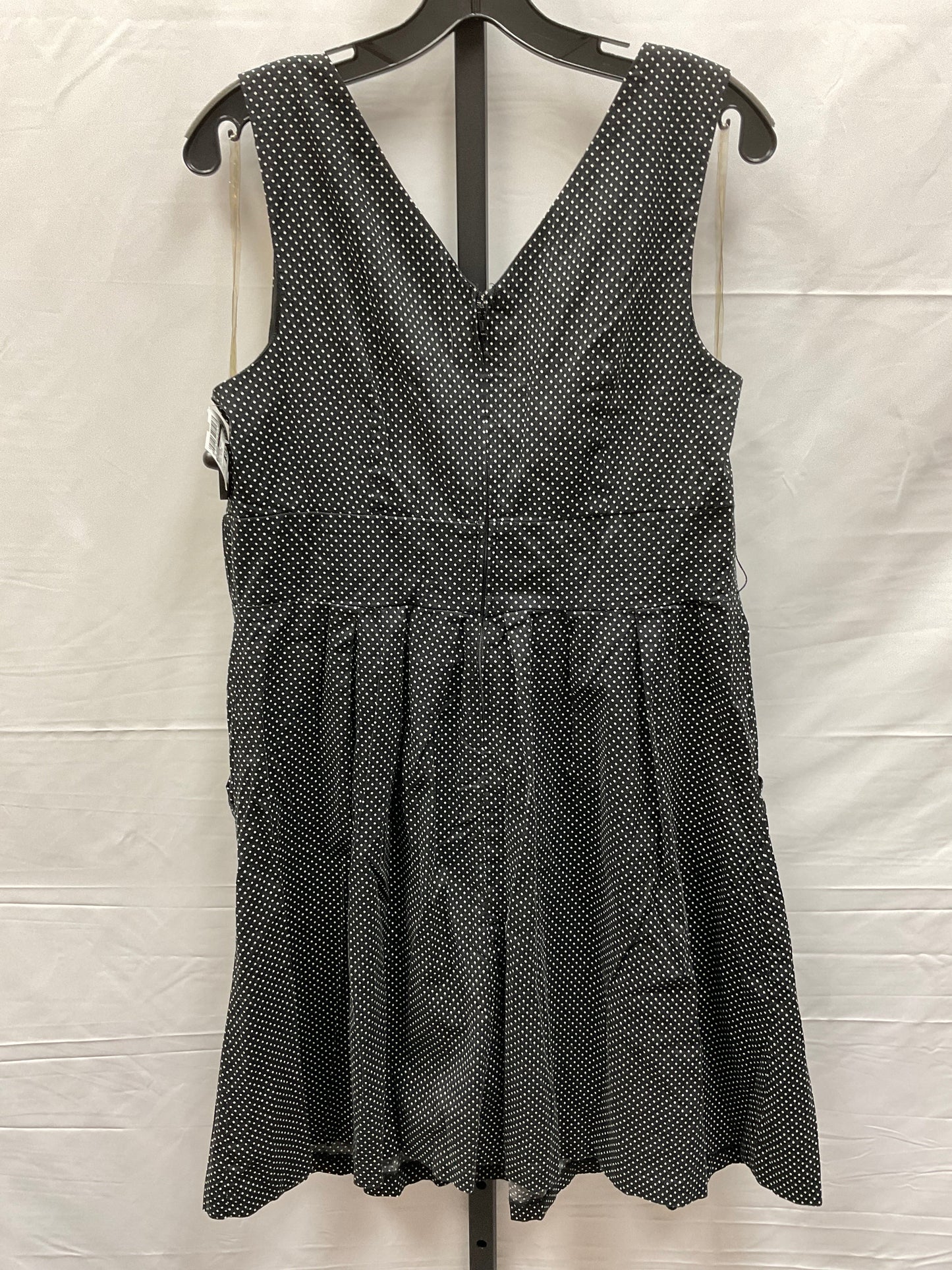 Polkadot Pattern Dress Casual Midi Dressbarn, Size 14