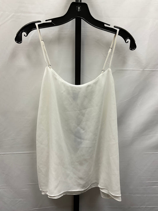 Cream Top Sleeveless Basic Jones New York, Size L