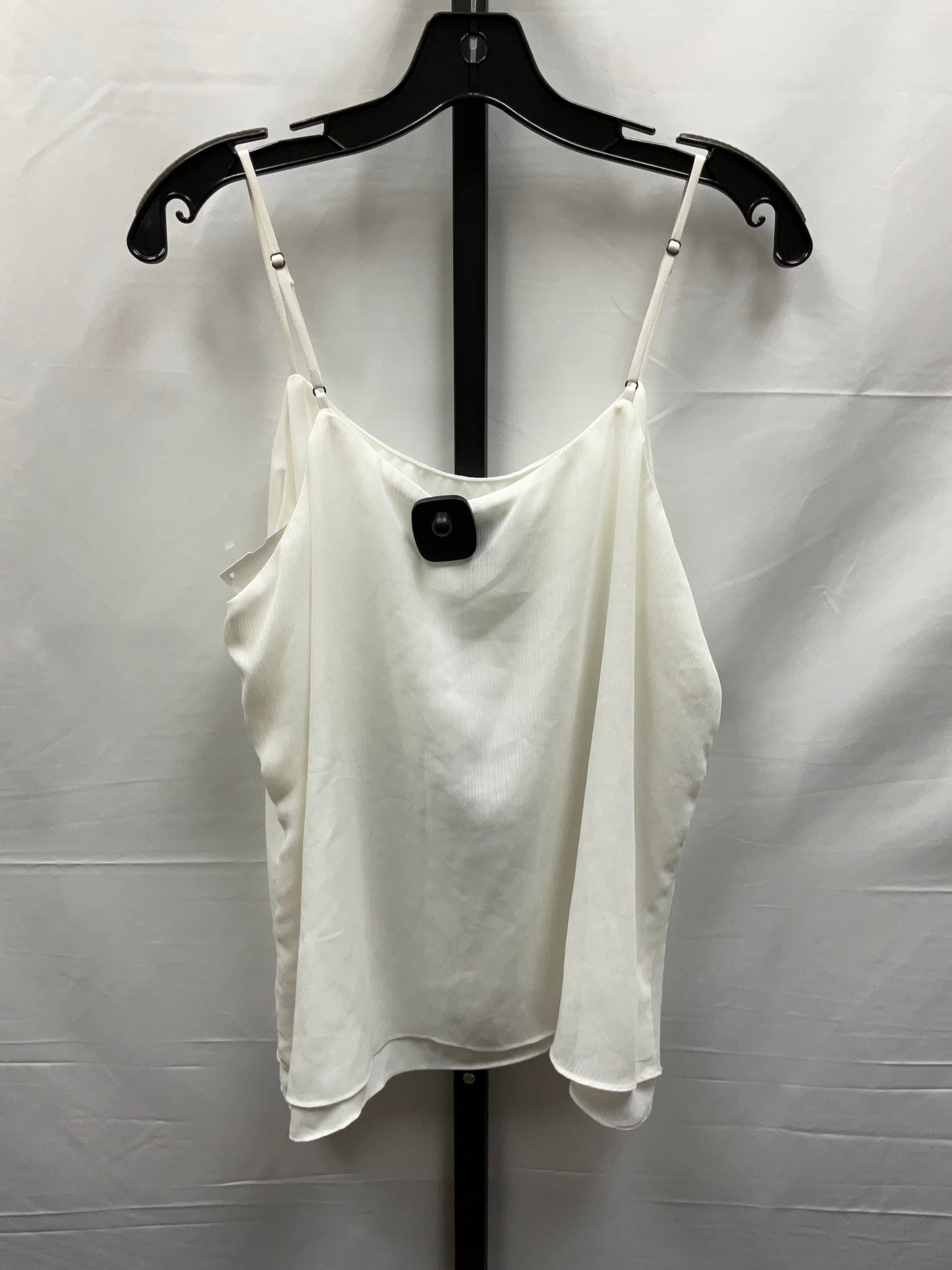 Cream Top Sleeveless Basic Jones New York, Size L