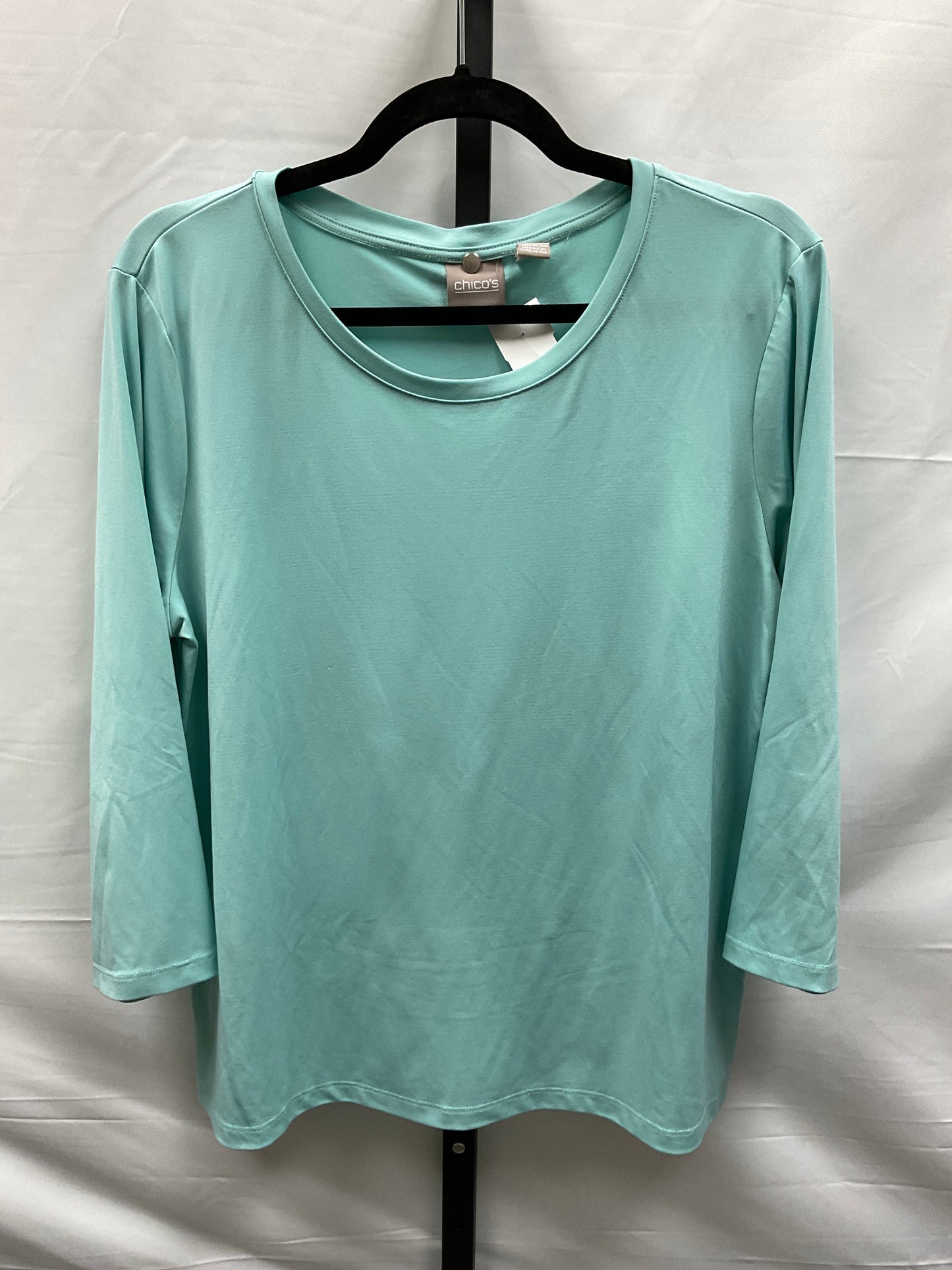 Aqua Top 3/4 Sleeve Chicos, Size L