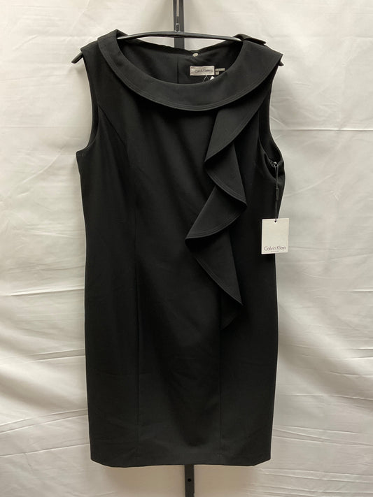 Black Dress Casual Midi Calvin Klein, Size L