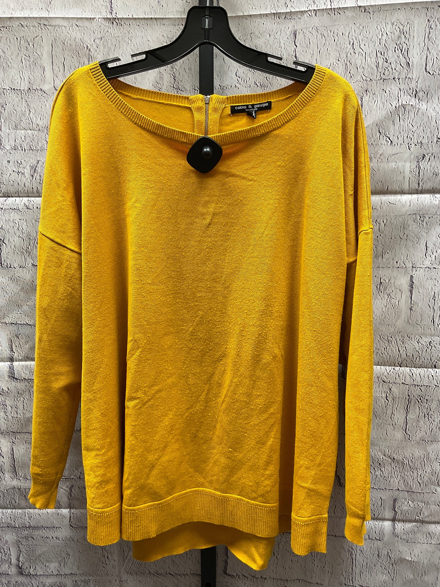 Top Long Sleeve By Cable And Gauge  Size: 2x