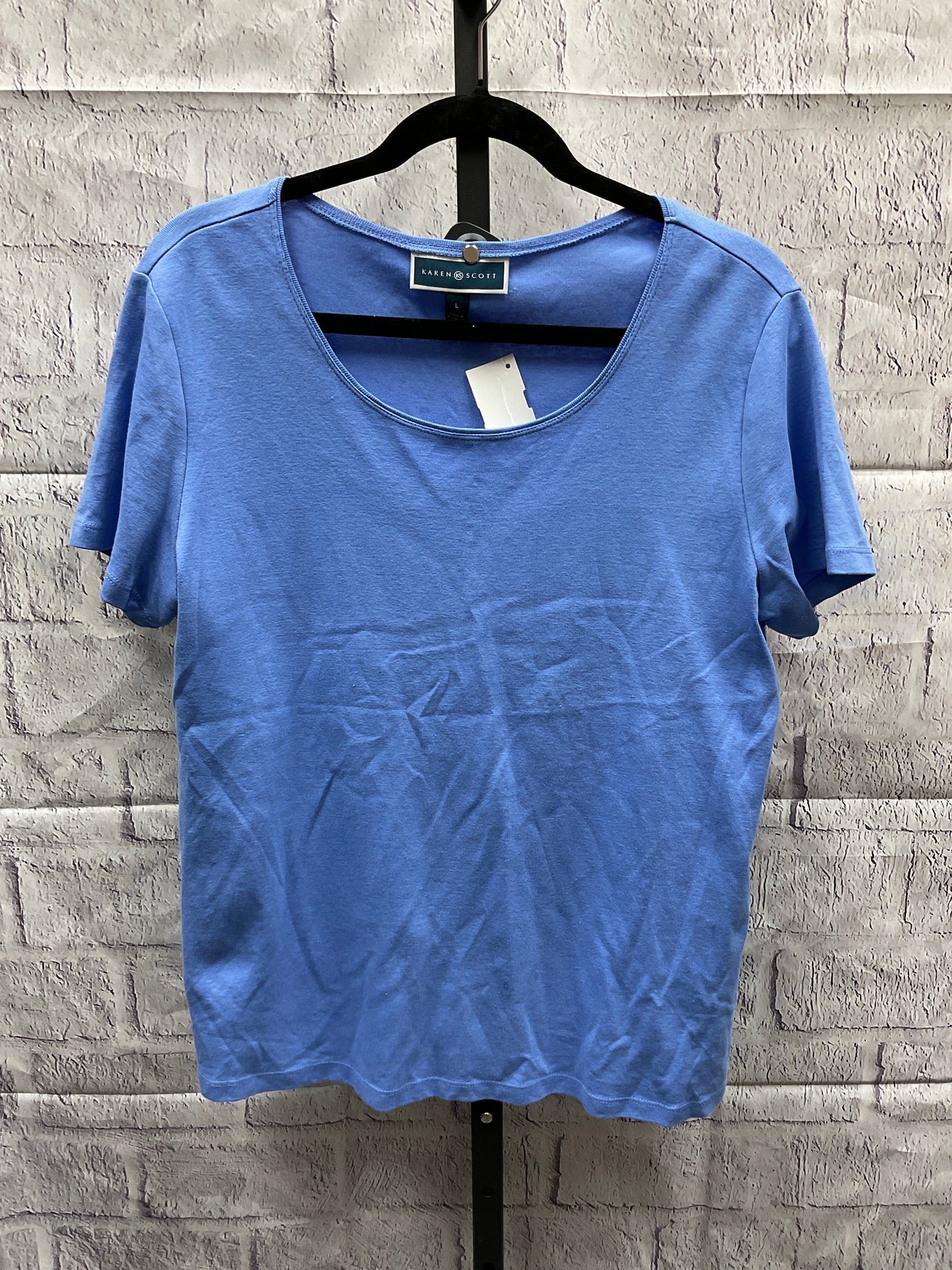 Top Short Sleeve Basic By Karen Scott  Size: L