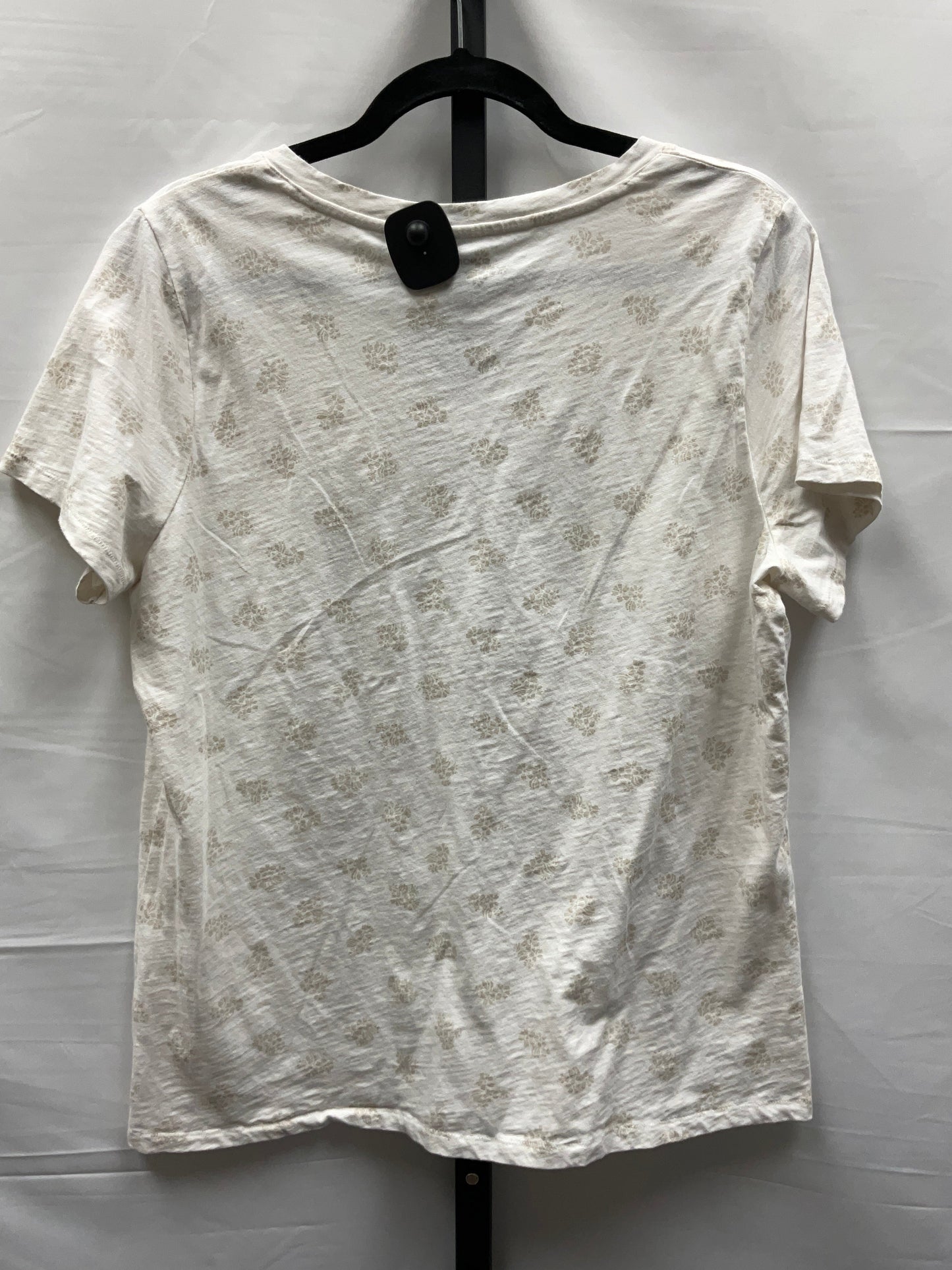 White Top Short Sleeve Basic Sonoma, Size L