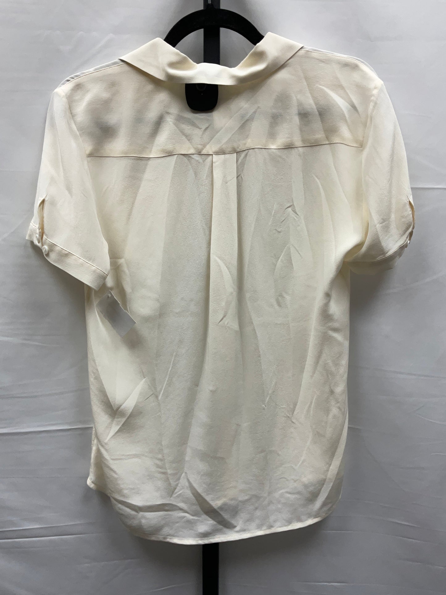 Cream Top Short Sleeve Joe Fresh, Size S