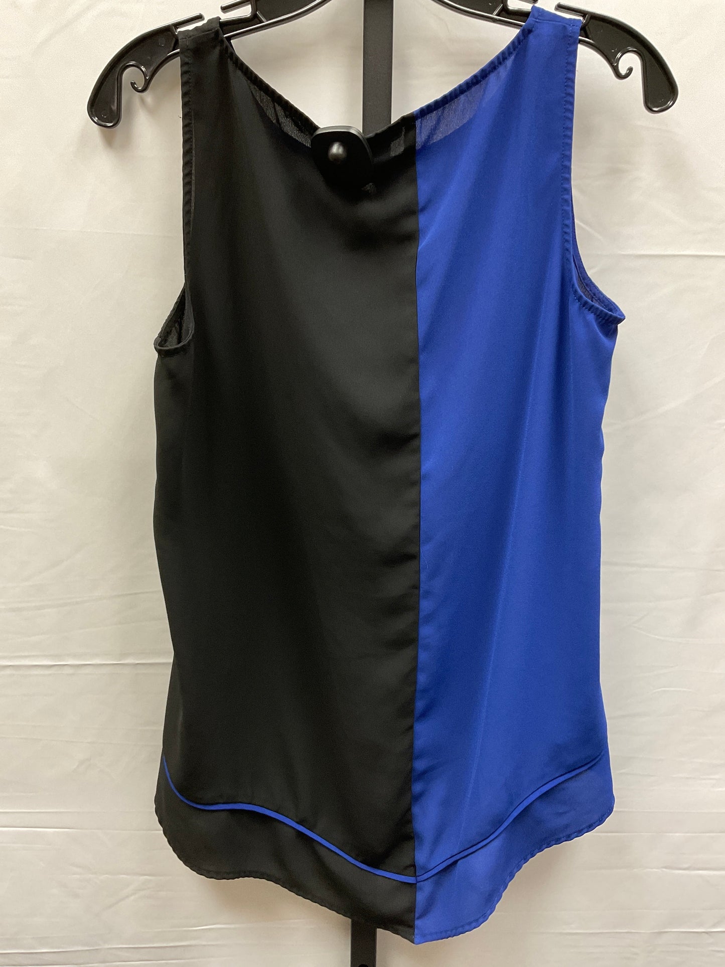 Black & Blue Top Sleeveless New York And Co, Size M