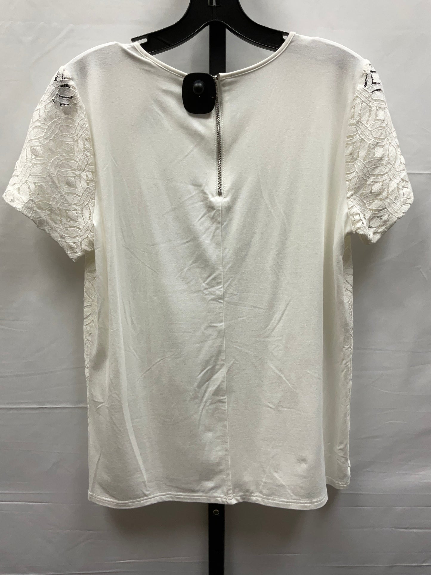 White Top Short Sleeve Market & Spruce, Size S