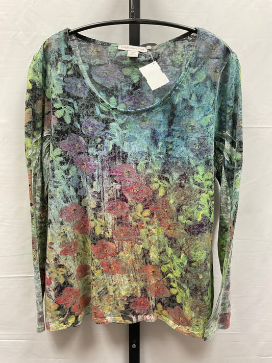 Multi-colored Top Long Sleeve Coldwater Creek, Size S