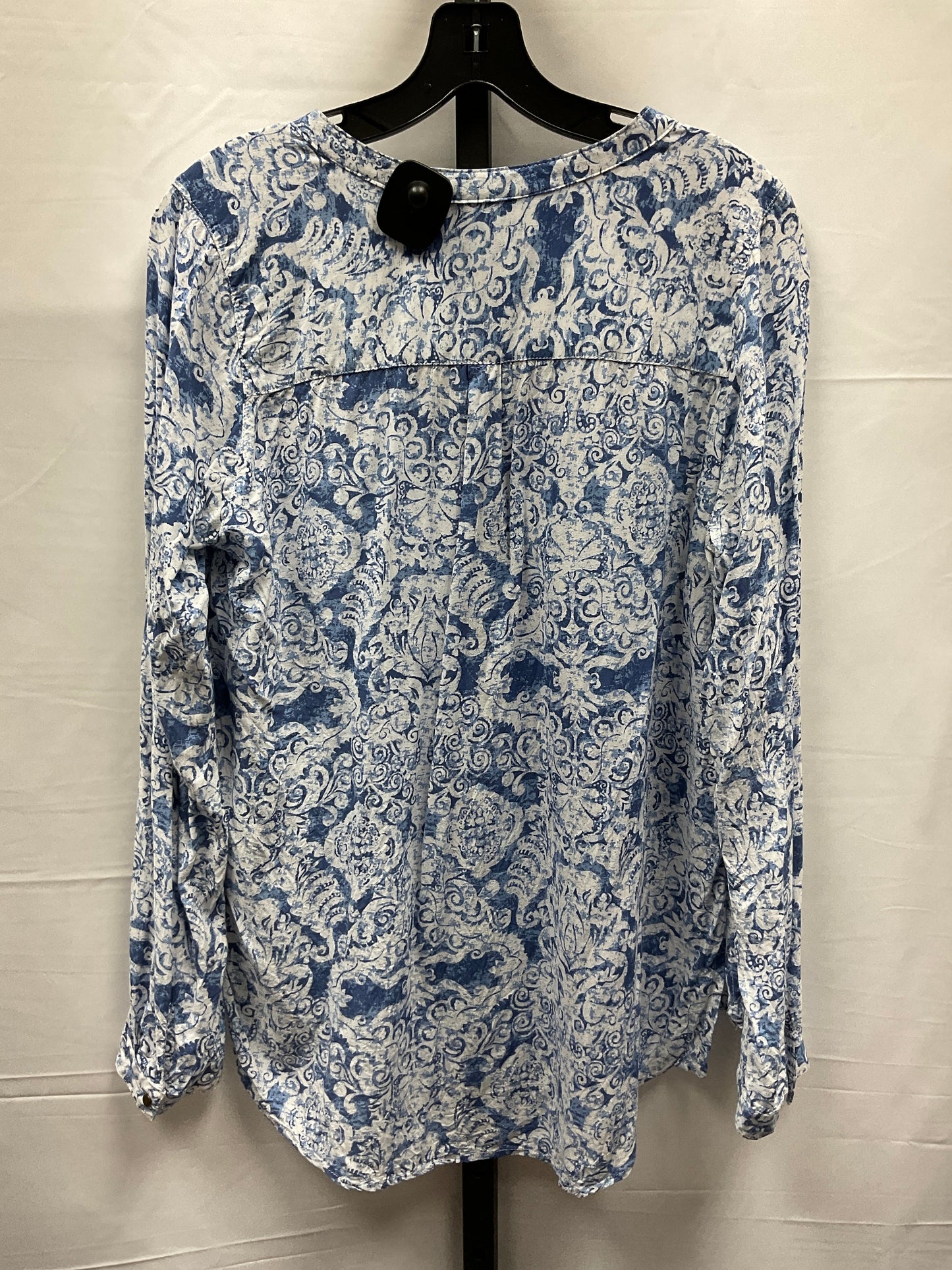 Blue Top Long Sleeve Maurices, Size M