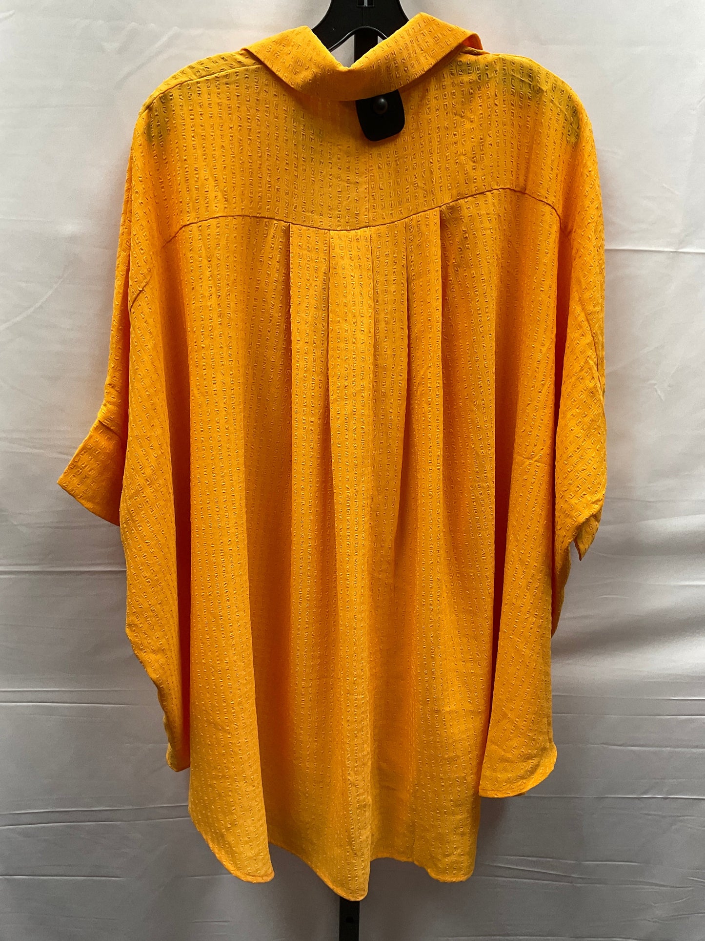 Orange Top Short Sleeve Davi & Dani, Size M