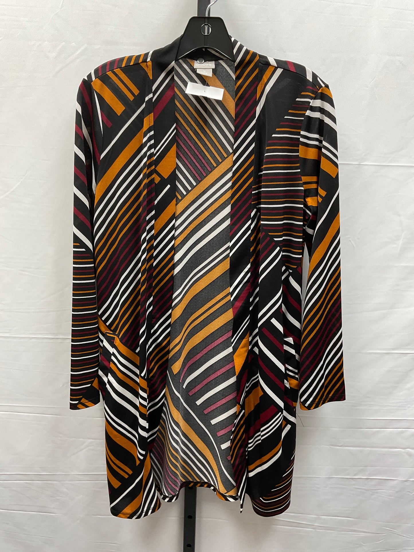 Striped Pattern Kimono Chicos, Size S