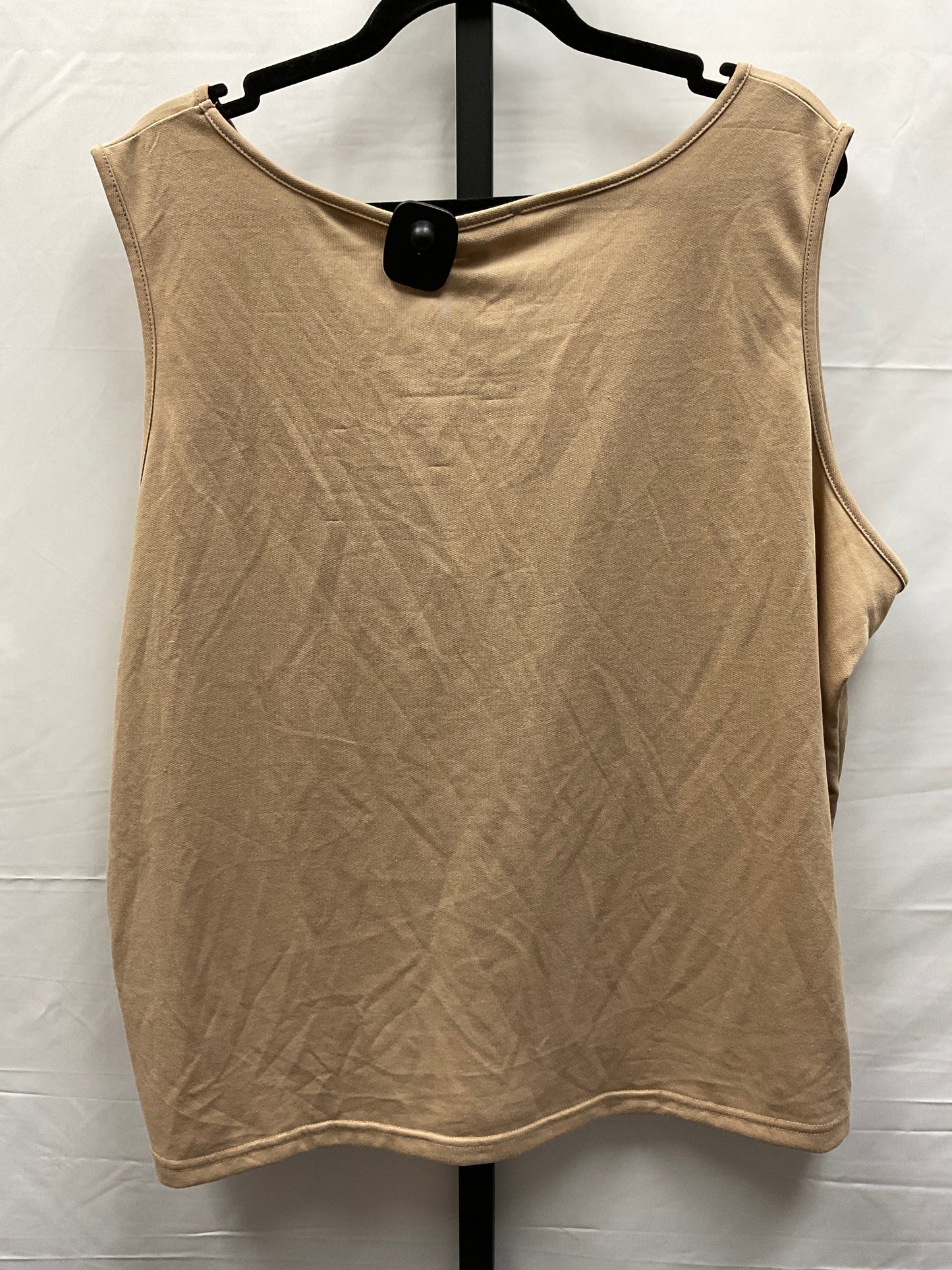 Tan Top Sleeveless Designer Not Your Daughters Jeans, Size Xl