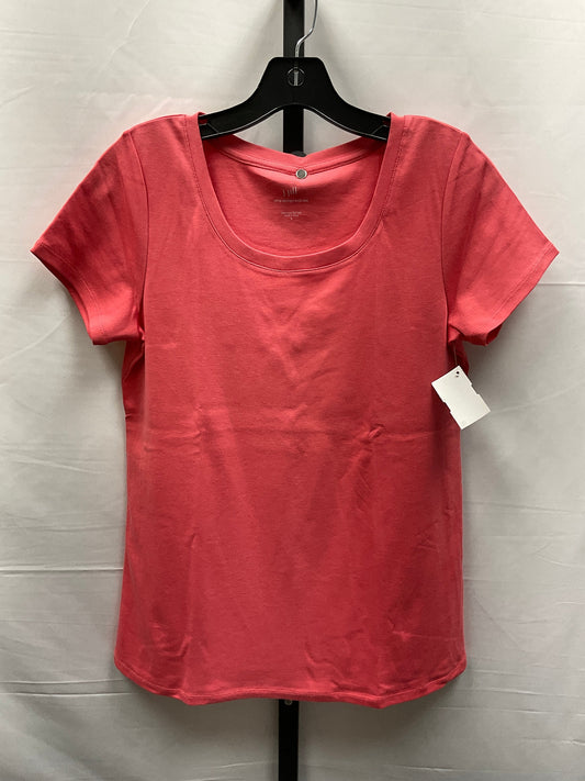 Pink Top Short Sleeve Basic J. Jill, Size S