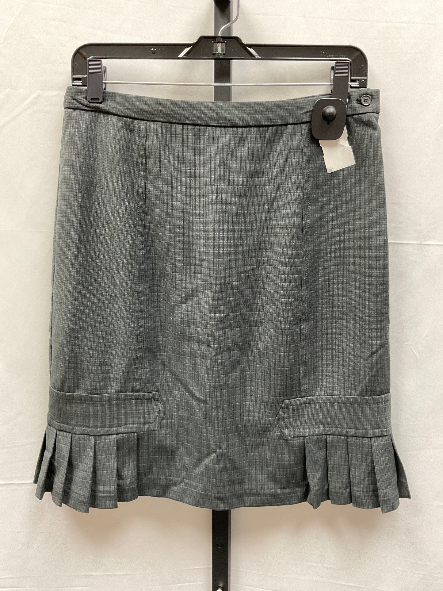 Grey Skirt Midi Max Studio, Size 6