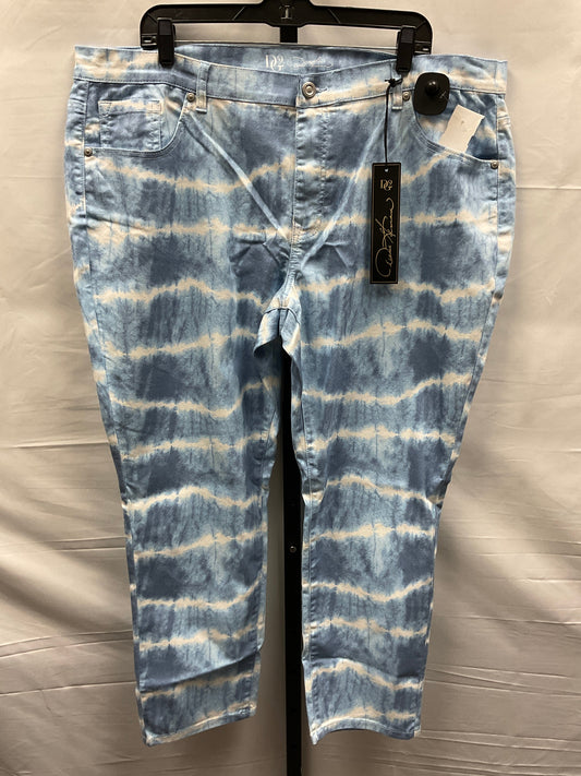 Blue Jeans Straight Diane Gilman, Size 22