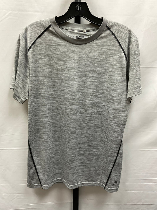 Grey Athletic Top Short Sleeve Head, Size Xl