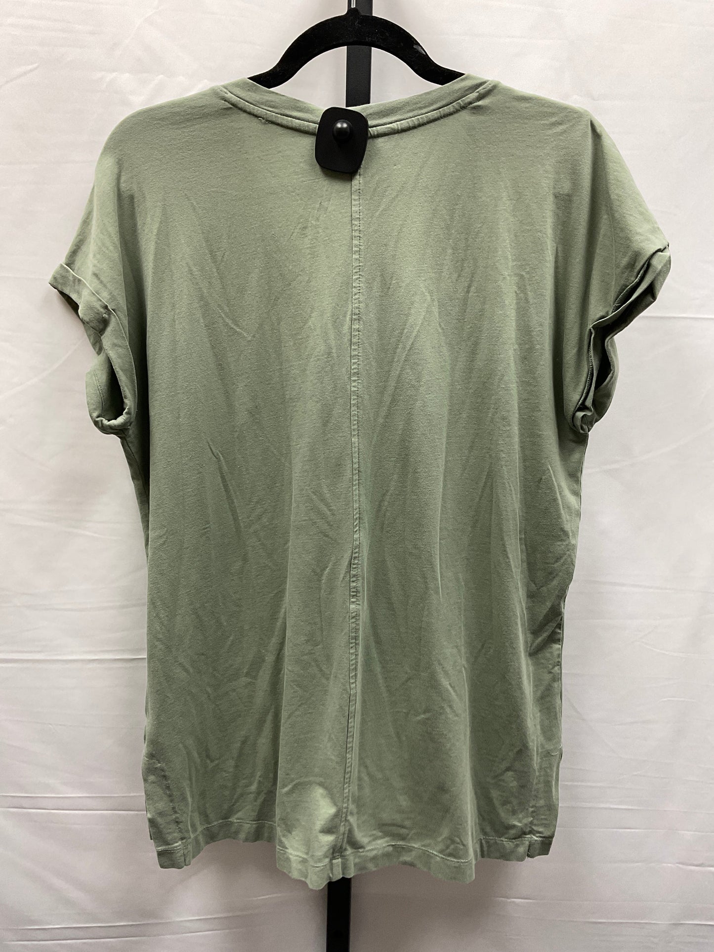 Green Top Short Sleeve Basic Banana Republic, Size M