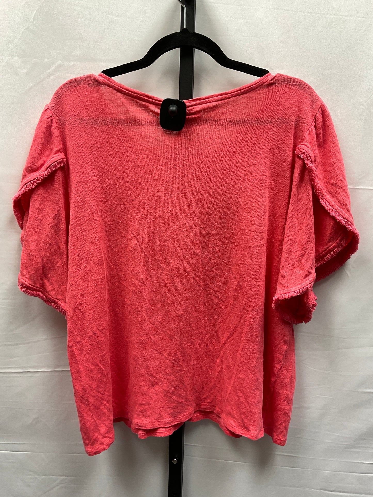 Coral Top Short Sleeve Chicos, Size Xl