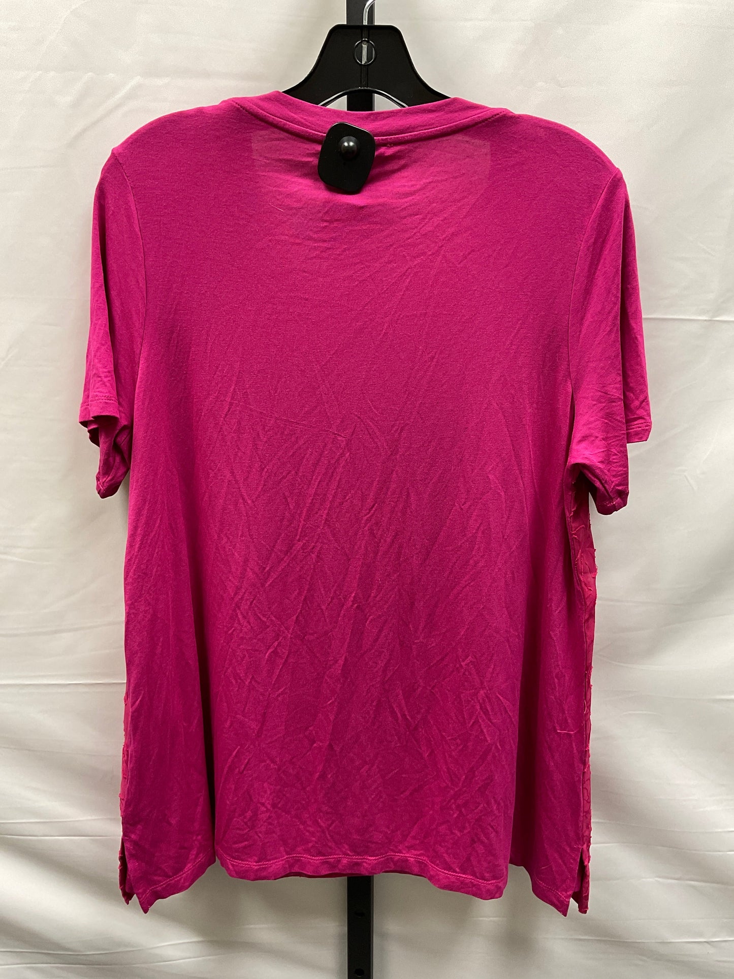 Pink Top Short Sleeve Rxb, Size M