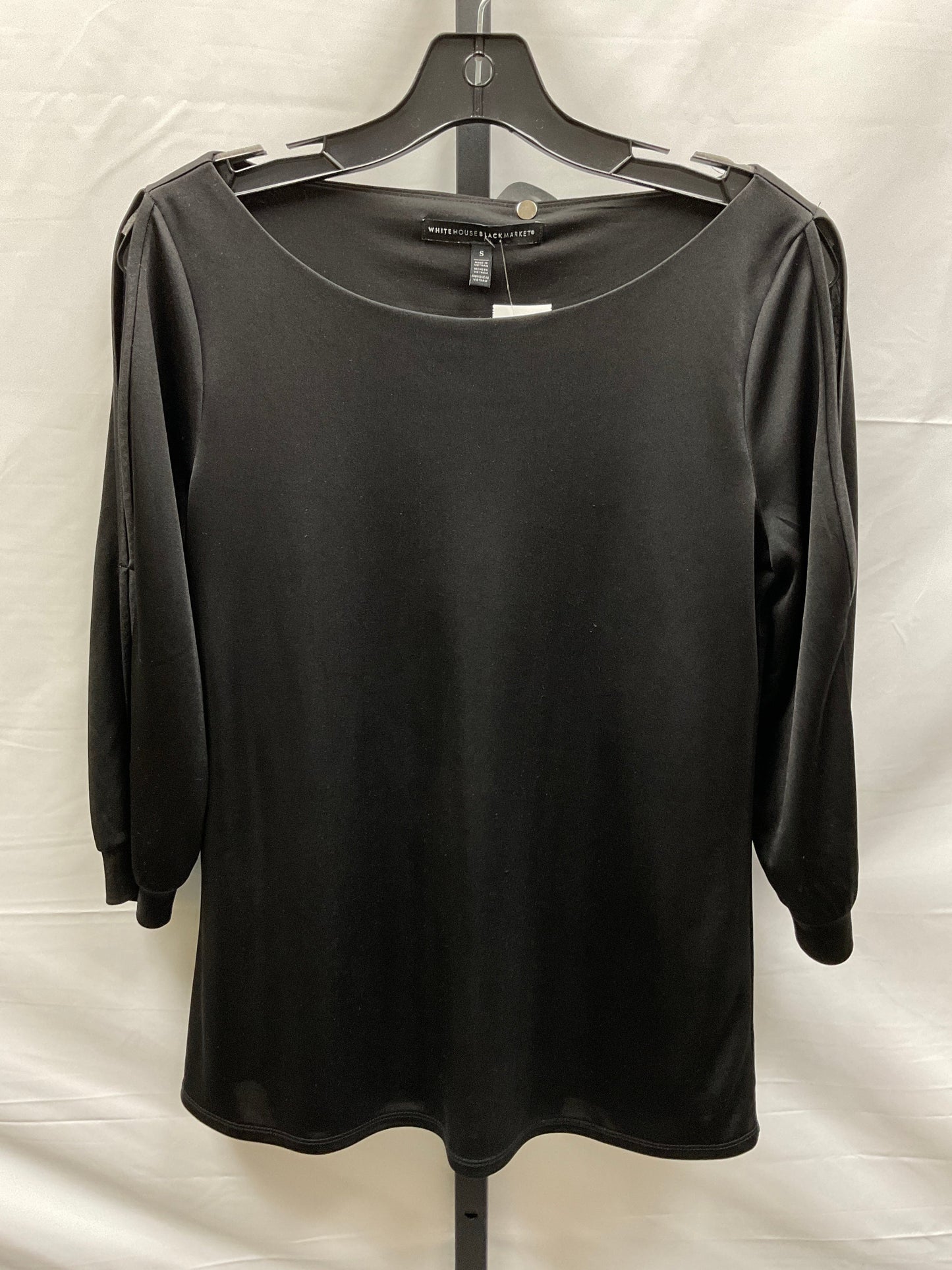 Black Top Long Sleeve White House Black Market, Size S