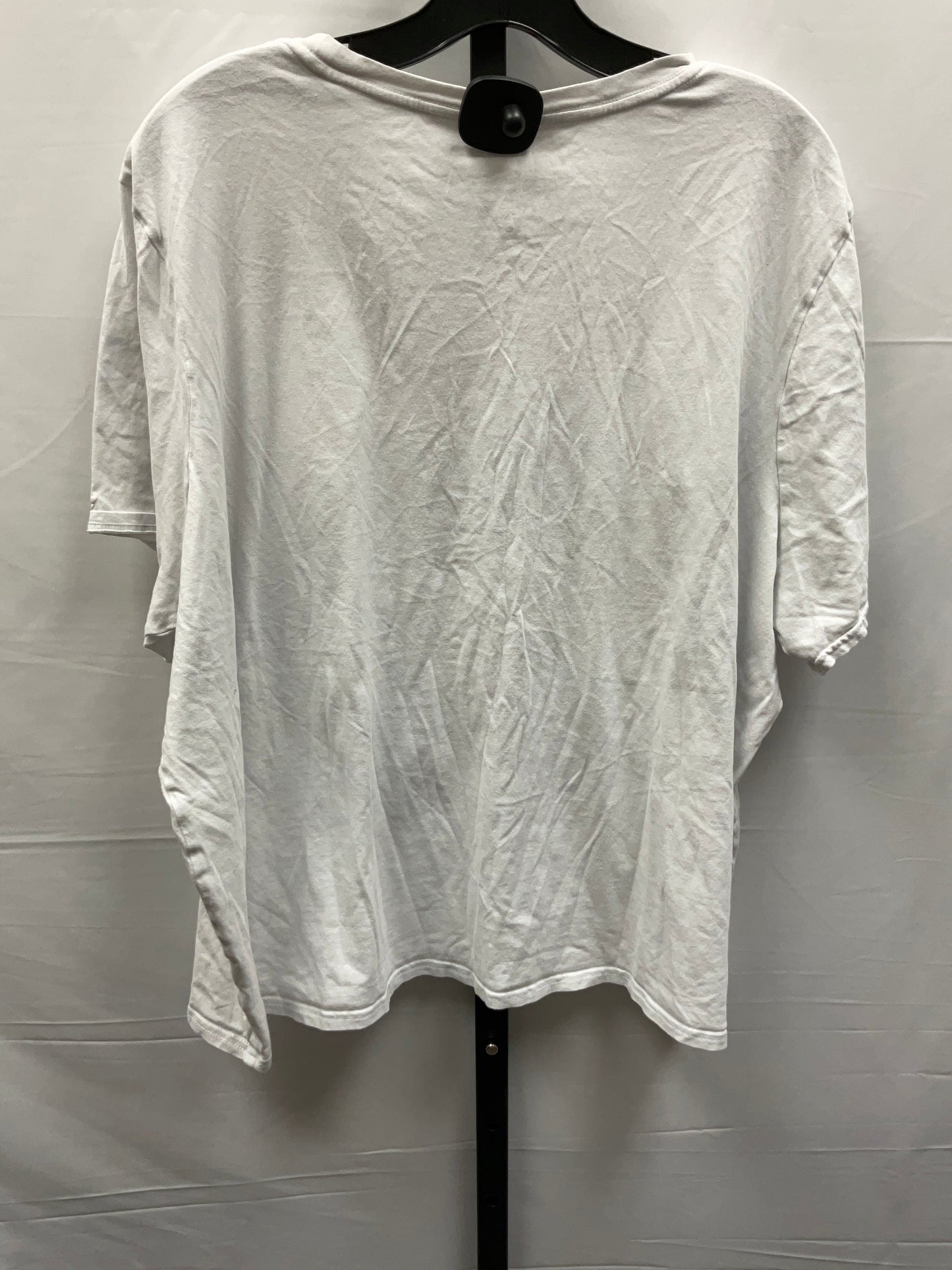 White Top Short Sleeve Basic Fabletics, Size 3x